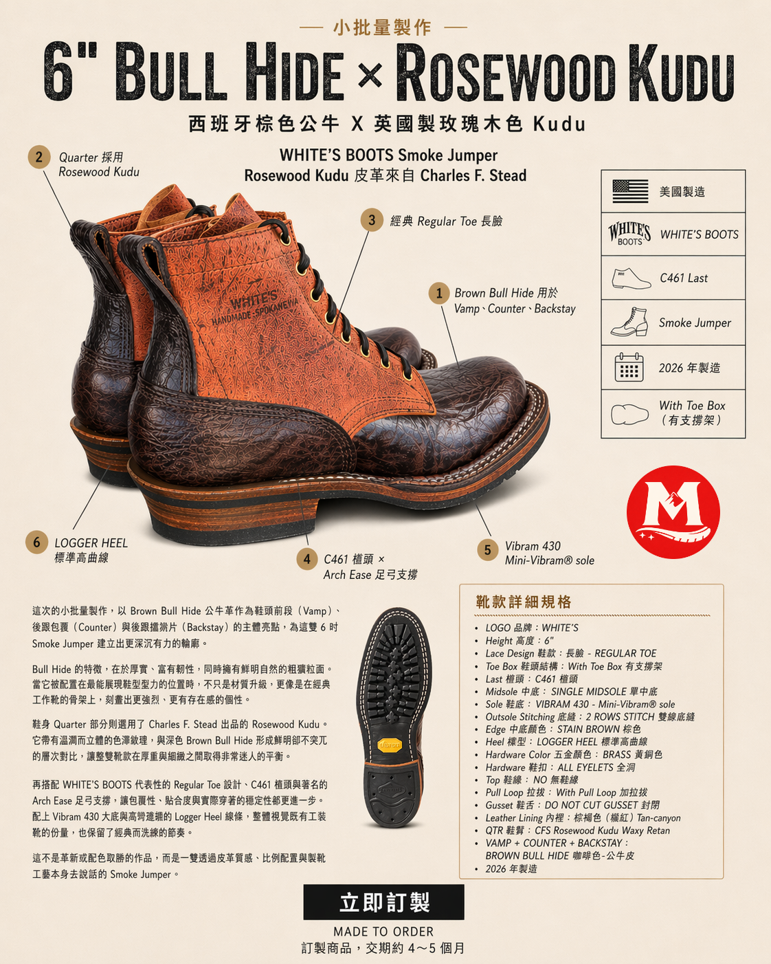 White's Boots In Stock or Made to Order Feature