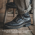 Image shown is built without a toe box (Soft Toe).